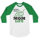 Girl Scout Mom Life Relaxed 3/4 Sleeve Raglan Shirt